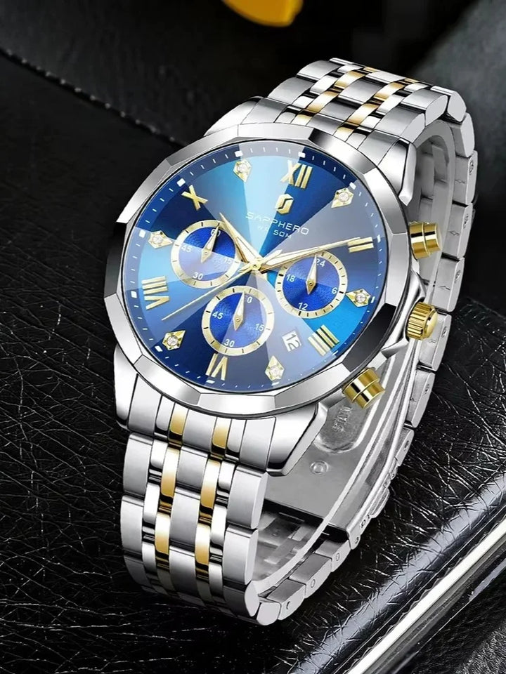 Relogio-Sapphero-Milano-Silver-Gold