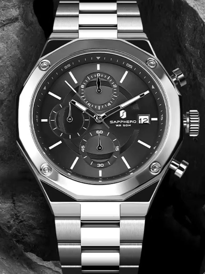 Relógio-Sapphero-Ocean-Silver-Black-03