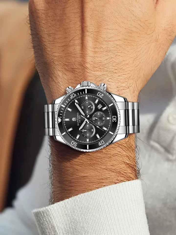 Relogio-Sapphero-Royale-Silver-Black