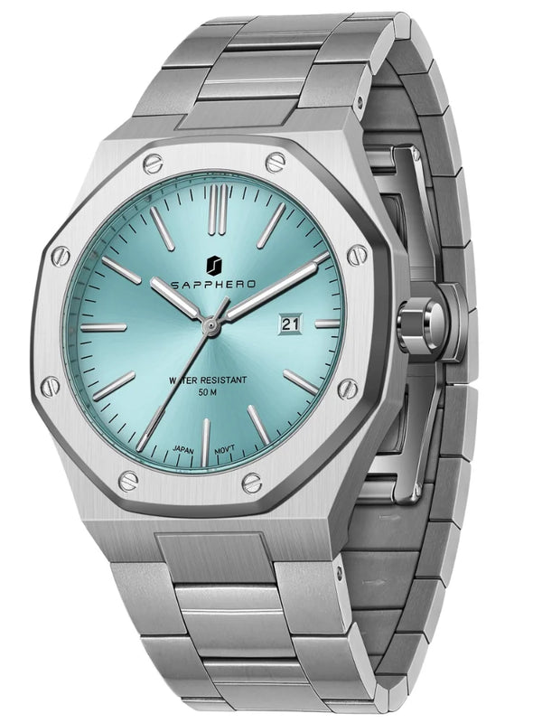 Relogio-Sapphero-Opulent-Silver-Mint